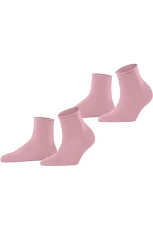 ESPRIT Damen Socken Basic Pure Multipack W Sso Baumwolle einfarbig 2 Paar, , 35-38