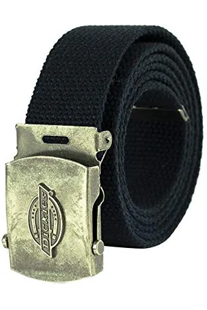 Dickies Herren Cotton Web Belt with Military Logo Buckle Gürtel, , Einheitsgröße