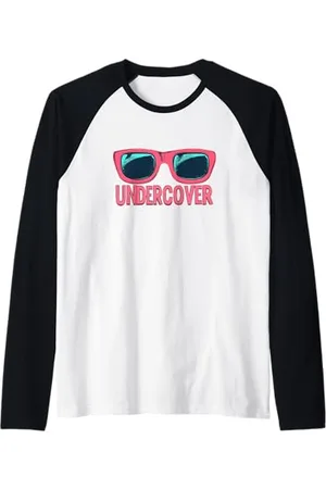 UNDERCOVER Lustige Sonnenbrille und Speech Kostüm Raglan