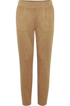 Ichi IHKATE CAMELEON PA Damen Hose Stoffhose mit Stretch enger Schnitt Elastikbund, Größe:S, Farbe: