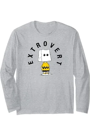 Peanuts Erdnüsse - Charlie Brown Extrovert Langarmshirt