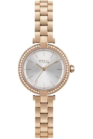 Breil Uhr Damen Sybille Ziffernblatt Silber Bewegung NUR Zeit Quartz e Bracelet Farbiger Stahl EW0530