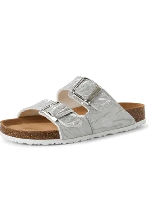 Tamaris Pantolette Damen Flach metallic,EU 40
