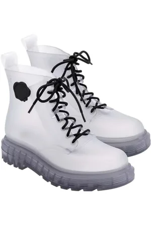 Melissa Unisex Coturno + Viktor and Rolf Ad Mode-Stiefel, durchsichtig, 43 EU
