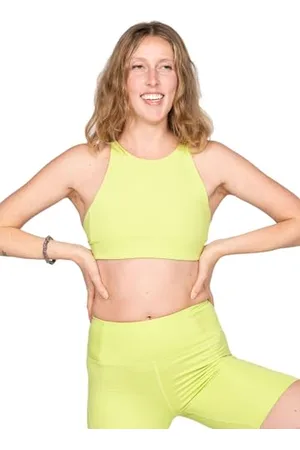 GIRLFRIEND COLLECTIVE Topanga Sport BH Damen mit Cross Back I Comfy BH Damen ohne Bügel in verschiedenen Größen und Farben I Sport BH Damen Starker Halt für jedes Alter