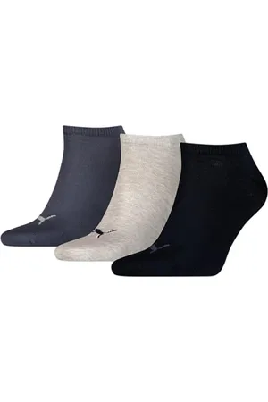 PUMA Unisex Unisex Socken Plain, 3er Pack, Blau , Gr. 35-38