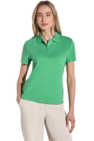 Street one Poloshirt mit Rippstruktur