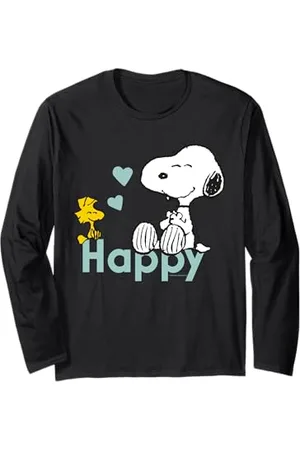 Peanuts Snoopy Woodstock Happy Langarmshirt