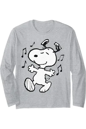 Peanuts Erdnüsse - Snoopy Dancing in Übergröße Langarmshirt