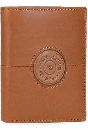 Pepe Jeans Cracker Vertikale Geldbörse mit Kartenfach, , 8,5 x 10,5 x 1 cm, Leder von Joumma Bags, , Talla única, Vertikale Geldbörse mit Kartenfächern