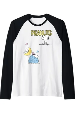 Peanuts Snoopy Patchwork-Pufferjacke Raglan