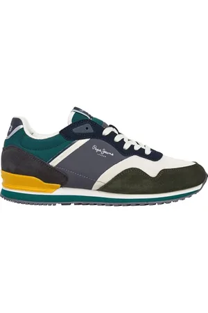 Pepe Jeans Herren London Life M Sneak, Grün, Khaki-Grün, 46 EU