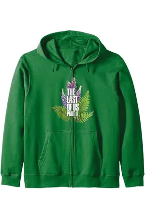 Playstation 3 The Last of Us Part II Watercolor Lavender Big Chest Logo Kapuzenjacke