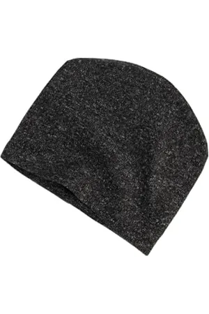 Ulla Popken Damen, Beanie, meliert, innen weich angeraut Strickmütze, , Einheitsgröße