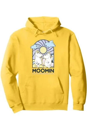 Moomin Buntglas-Stil Leben im valley Licht Pullover Hoodie
