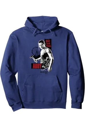 Playstation 3 The Last of Us Part II Abby Bare Your Fangs Big Chest Poster Pullover Hoodie