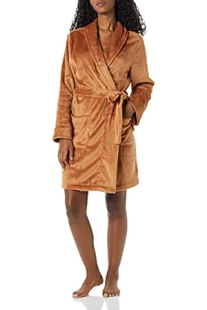 Amazon Damen Mittellanger Bademantel Plüsch (Erhältlich in Übergröße), , XL