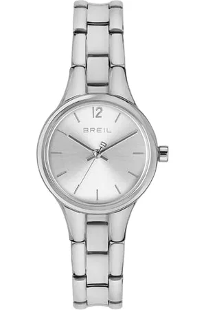 Breil B Reflex Damen Armbanduhr mit Armband aus Edelstahl in der Farbe: Gold, Gehäusedurchmesser: 28 mm, TW1992