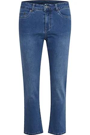 Kaffe Damen KAjessie Cropped Jeans Hose, , 42