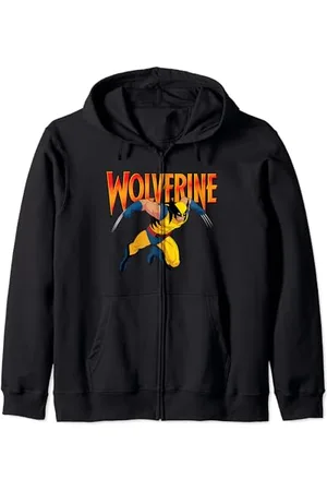 Marvel X-Men ’97 Animated Series Wolverine and Logo 2-Sided Kapuzenjacke