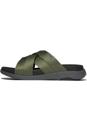 FitFlop Herren F-Mode Go Mens Webbing Strappy Slides Sandale, , 43 EU