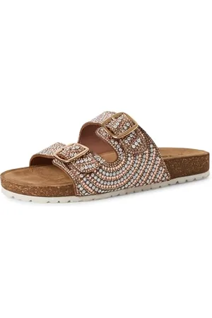 Tamaris Pantolette Damen Flach rosa,EU 39