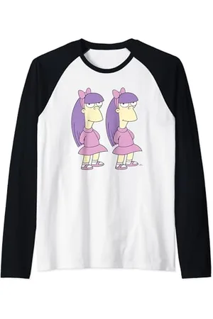 The Simpsons Sherri and Terri Twins Raglan