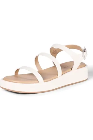 Amazon Damen Flatform-Sandalen mit Riemchen, , 36 EU