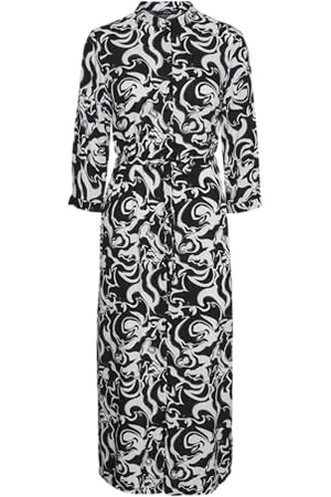 VERO MODA Vmeasy Joy 3/4 Long Shirt Dress WVN Ga