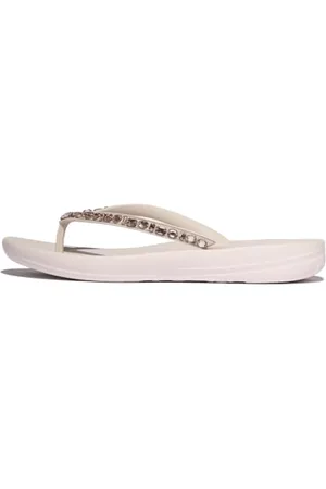 FitFlop Damen Iqushion Multi-Crystal Ergonomic Flip-Flops Flipflop, , 38 EU