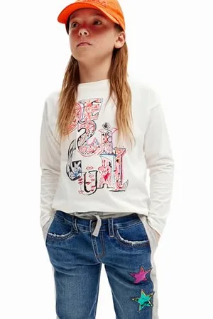 Desigual Mädchen Girl Knit Long Sleeve T-Shirt, , 4 Jahre EU