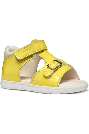 Geox Baby-Mädchen B ALUL GIRL C Sandal, Yellow, 20 EU