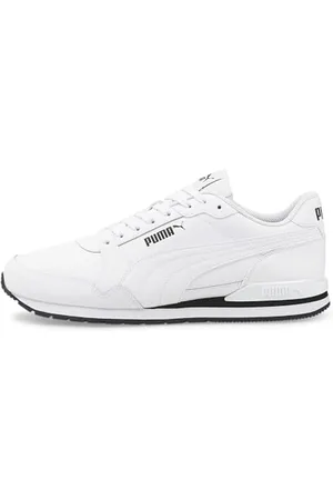 PUMA St Runner V3 L, Unisex-Sneaker – Erwachsene, White White Black, 42,5 EU