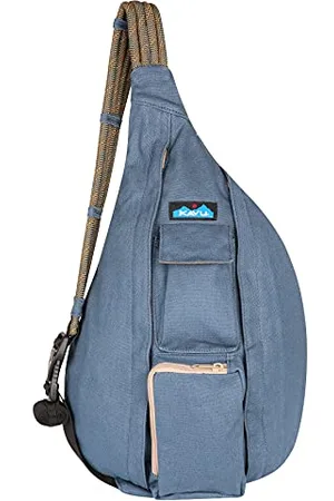 Kavu Original Rope Bag Sling Pack mit verstellbarem Seil-Schultergurt - Ocean