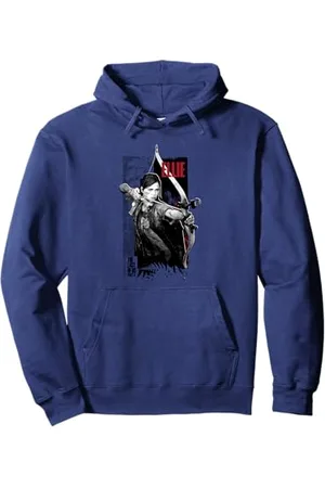 Playstation 3 The Last of Us Part II Ellie Ready For Fight Chest Poster Pullover Hoodie