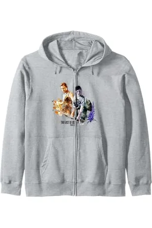 Playstation 3 The Last of Us Part II Iconic Abby Ellie Watercolor Floral Kapuzenjacke