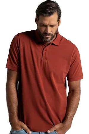JP 1880 Herren große Größen Übergrößen Menswear L-8XL Poloshirt, Basic, Halbarm, Piqué, L bis 10XL Bernstein XXL 702560670-XXL