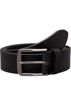 Calvin Klein Jeans CLASSIC FLAT LTHR BELT 35MM AOP Fester Gürtel Herren, , 120