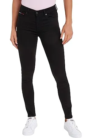 Tommy Hilfiger Damen Jeans Hose Nora Mr Skny Stretch, Schwarz (Staten Black Stretch), 24W/32L
