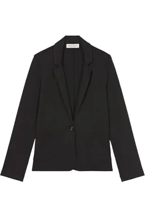 Marc O’ Polo Marc OߴPolo Damen Jerseyblazer aus Bio-Baumwolle sportlich, Schwarz (Black), S