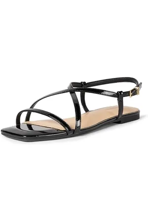 Amazon Damen Sandalen mit flachem Riemen, , 39 EU