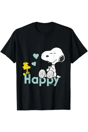 Peanuts Snoopy Woodstock Happy T-Shirt
