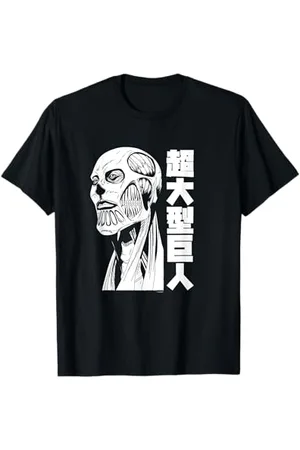 Attack on Titan Season 4 Colossal Titan mit Kanji T-Shirt