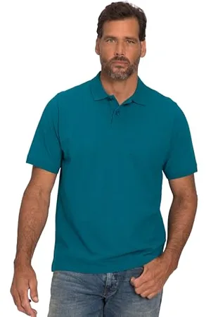 JP 1880 Herren große Größen Übergrößen Menswear L-8XL Poloshirt, Basic, Halbarm, Piqué, L bis 10XL XL 702560761-XL