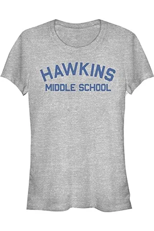 Stranger Things Damen Hawkins Mid School Short Sleeve T-shirt, , L