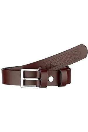 Ladeheid Kinder Gürtel Ledergürtel Mode Accessoire für Kinder Jungen Gürtel mit Schnalle 2,5 cm Breit K1D5 ( , 70 cm (Gesamtlänge 89 cm))