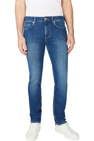 Pepe Jeans Herren Slim Jeans, Blau (Denim-Hx4), 34 W/34 L