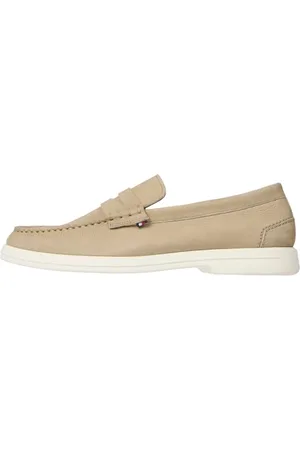 Tommy Hilfiger Herren Loafer Nubuck aus Leder, , 41