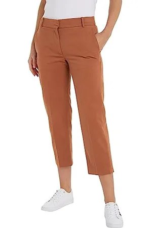 Tommy Hilfiger Damen Essential Slim Straight CO Chino WW0WW39866 Gewebte Hosen, , 34