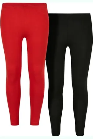 Urban classics Mädchen Girls Jersey 2-Pack Leggings, , 146/152